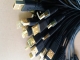 Micro 90 ° gold-plated interface USB data cable